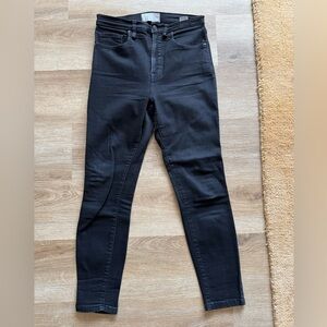 Everlane High Rise Skinny Black Denim Jeans